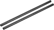 uxcell Carbon Fiber Tubes, 500mm x 18mm x 16mm 3K Hollow Carbon Wrapped Tubing Round Plain Weave Glossy Surface for Quadcopter Pack of 2