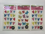 Me & My Big Ideas Mambi Minis Sticker Sheets Butterflies Hearts NEW