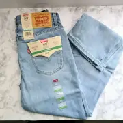Levi's 511 Slim Light Blue Jeans Boys 14 Regular Stretch, New Pants, Winter