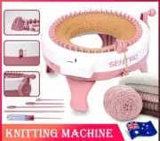 48 Needle Knitting Machine Smart Weaving Knit Rotating Kids DIY Scarf Sock Hat