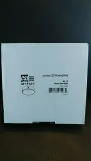 New CSL A4-1R-CA-0 Acrobat LED Down Lighting Round Reflector Trim Clear Alzak