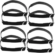 [TINEASUR] 4 Pairs Invisible Shoelaces Heels Strap Shoes for Women Light up Shoes Women High Heel Shoe Straps Shoe Strap Extenders Detachable Ankle Straps Boot Laces Heavy Duty
