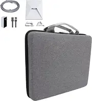 Hard Case for Mini Dish Kit, Mini Travel Bag, Carrying Case, Satellite Accessories Handbag, Ehternet Storage Box for Outdoor, RV Travel