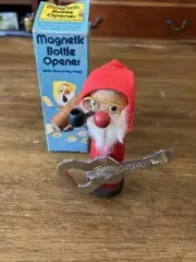 Vintage Magnetic Bottle Opener, Old Sailor with bobble head.