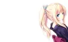 Anime yukata blonde boku wa tomodachi ga sukunai white Playmat Gaming Mat