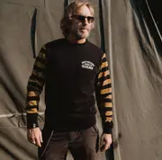 HolyFreedom Clockwork Sweatshirt, black-beige, Size S for Men Black Beige