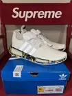 Adidas Original NMD_R1 (Size 9.5) GX4466 "White/Yellow Navy Camo" Men's Sneaker