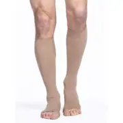Sigvaris Cotton Knee High 20-30 mmHg, Open Toe Compression Support