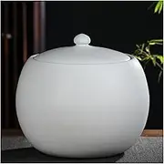 Ceramic Rice Storage Container, Food Storage Container, Ceramic Rice Cylinder With Lid, Rice Storage Box, Food Dispensers, Grain Dispenser, For Noodles Snacks Coffee Tea Soybeans Corn Oatmea
