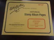 "WHITEACE" STAMP ALBUM PAGES U.S. BOOKLET PANES #BP-20,1999 FREE SHP.
