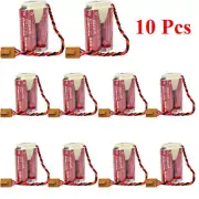 10pcs 2750mAh Battery for Maxell ER17/50 3.6V Pack for Robot Battery with Plug