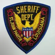 St John Parish Sheriff Louisiana Patch I10