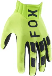 FOX Flexair Motocross Gloves, yellow, Size L for Men