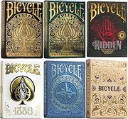 Bicycle Playing Cards 6 Deck Collector's Bundle - Bicycle Muralis | Bicycle Marquis | Bicycle Guardians | Bicycle Odyssey | Bicycle Aureo | Bicycle Fireflies