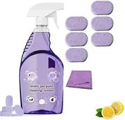 Dr Clean Spray for Ovens, Dr Clean Spray Oven Cleaner, Multi-Surface Cleaners with Concentrated Cleaning Tablets, Cleanlix Cleaner, All-Purpose Nuroclean Spray for Home(6 Tablets)