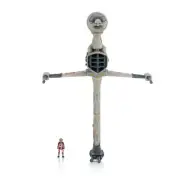 STAR WARS Micro Galaxy Squadron B-Wing Starfighter - 5-Inch Vehicle with Rota...
