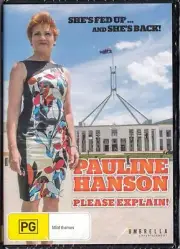 PAULINE HANSON PLEASE EXPLAIN! - NEW & SEALED DVD FREE LOCAL POST