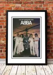 Abba 'Australian Tour' In Store Poster 1977 - Framed A1