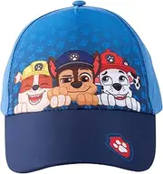 [United Labels] Paw Patrol Cap for Kids, Chase Marshall Rubble, Blue, Adjustable Baseball Cap for Boys and Girls