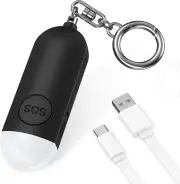 OQIMAX Personal Alarm, 130 dB Siren, Strobe LED Flash Light Signal Pocket Ala...