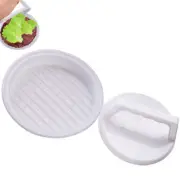 PVC Meat Hamburger Presser Mold Beef Pie Grill Maker Home Kitchen Picnic Kit