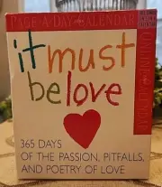 Workman Publishing ~ 365 Day Perpetual Calendar ~ It Must Be Love ~ NEW