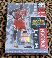 MICHAEL JORDAN 1999 UPPER DECK Basketball 23 Card Retirement Set NEW Sealed Box!