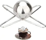 Coffee Freezer Ball, Stainless Steel Reusable Ice Balls, Metal Sphere, Cooling Coffee Tool, Iced Coffee Tool for Bourbon and Cocktails, Unlock Coffee True Flavors