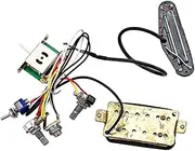 TOGEVAL 1Set Electric Guitar Pickup Wiring Harness Pickups Compact Durable Guitar Accessories for Easy Installation for Beginners Professionals