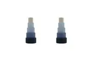 2PK Annabel Trends Silicone Stacking Cup Baby Toddler Fun Play Toy 22cm Blue