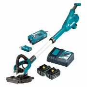 Makita DSL801TUX2 - 18V Brushless AWS 255mm Drywall Sander Kit (2 x 5.0Ah) + AWS Receiver