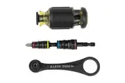 Klein Flip Socket, Mini Ratchet & Multi Bit Driver 3pc Set