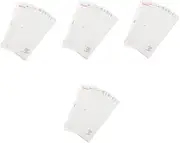 LALAFINA 4pcs 1 Loose-leaf Notebook Refill Paper Planner Inserts Binder Paper A6 Size Smooth Writing