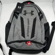 Under Armour 1361176 UA Hustle 5.0 Storm Backpack School Laptop (Black/Graphite)