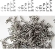 compression springs Springs Metal Springs 100pcs Steel Compression Springs 304 Stainless Steel Spring Mini Size Spring WD 0.3mm 0.4mm 0.5mm, 10-30mm Long Spring 100pcs(0.3mm*4mm*30mm)