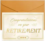 Funny Congratulations Retirement Cards for Men Women Elderly Dad Grandpa Retirement Gifts for Grandma Mom Retiring Card for Coworker Boss Retired Card for Women Men Retiring Teacher Retired Gift Cards