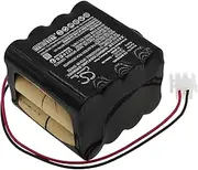 Peakbatt 80100206, 2000mAh Battery Replacement for Besam RDB 654184