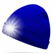 Ultra Bright 5 LED Hands Free Flashlight Unisex Lighted Beanie Winter Cap Hat