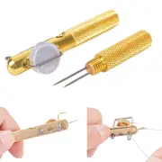 Metal Fishing Hook Knotting Tool & Tie Hook Loop Making Device Hooks Remov:ti