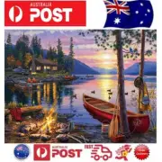 Canoe Lake - 1000 Piece Jigsaw Puzzle For Adults Challenging Puzzle 27.56×19.69
