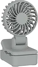 Desktop Fan - Handheld Small Ventilator | Clip On Fans | Table Air Tool For Better Cooling Strong Airflow, Silent, Compact, USB Rechargeable For Indoor Outdoor