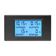 Amp Volt Watt Kwh Meter Tester Panel Digital 4 in 1 Ammeter Voltmeter Multime...