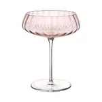 Nude Glass Round Up Dusty Rose Coupe Glasses, Set of 2