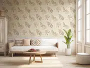 [Namly Design] Floral Harmony Vintage Wall Paper