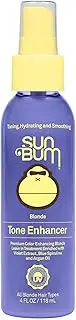 Sun Bum Blonde Tone Enhancer | Paraben, Gluten and Cruelty Free Purple Leave In Treatment for Blondes | 4 oz