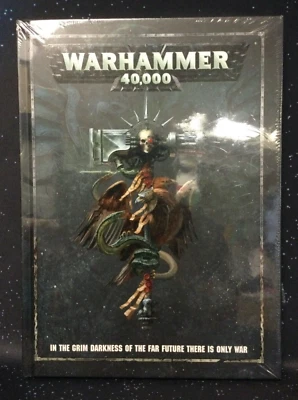 WARHAMMER 40K RULE BOOK 8th EDITION HC OOP *SEALED