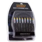 SUNDOWN AUDIO 17FT. 17 FOOT 4-CHANNEL RCA INTERCONNECT CABLE - SAZ417FTRCA NEW