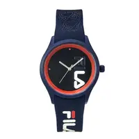 在飛比找PChome24h購物優惠-【FILA 斐樂】潮流LOGO造型手錶-帥氣紅
