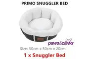 PRIMO Pet Snuggler Bed Soft Plush Cave Cushion High Pillow Mat Dog Puppy Cat