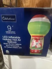 Celebrations Santa In Hot Air Balloon 9 ft. Inflatable